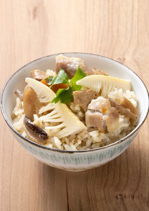 たけのこと鶏肉の炊き込みご飯-レシピのメイン写真