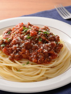 ミートソースパスタ-レシピのメイン写真