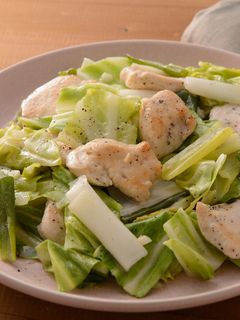 鶏肉とキャベツの重ね蒸し-レシピのメイン写真