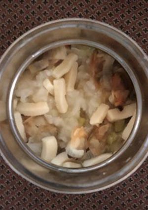 フードジャーで作るあさりの中華粥-レシピのメイン写真