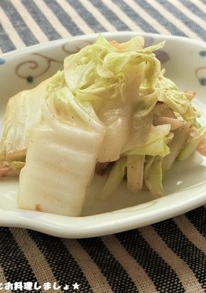 簡単★白菜のにんにくバター醤油炒め-レシピのメイン写真