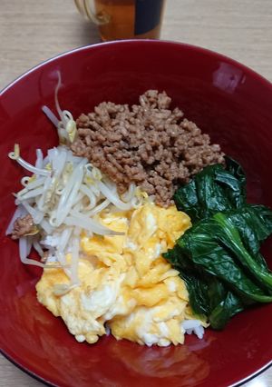 私流三色丼-レシピのメイン写真