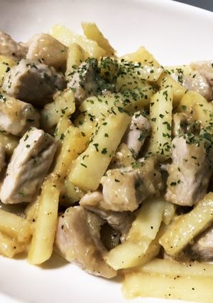 豚ロースとじゃがいもの照りマヨ-レシピのメイン写真