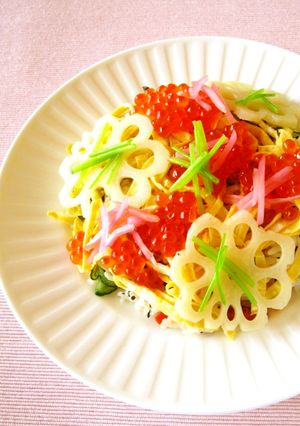 簡単ちらし寿司✾ひなまつりにも♪-レシピのメイン写真