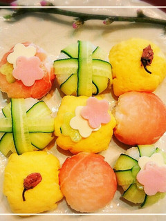 【手まり寿司】ひな祭り、お花見にも-レシピのメイン写真