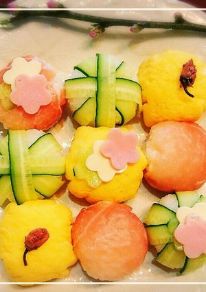 【手まり寿司】ひな祭り、お花見にも-レシピのメイン写真