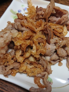豚肩ロースと揚げのハニーソイソース炒め-レシピのメイン写真