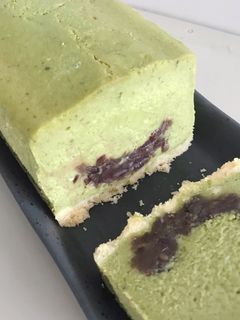 あんこ入り抹茶チーズケーキ-レシピのメイン写真
