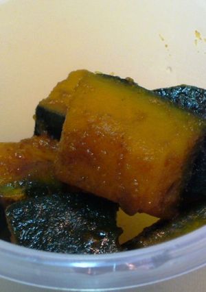 お弁当のサブおかず~かぼちゃのカレー煮-レシピのメイン写真