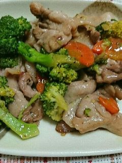 ブロッコリーと豚こま肉のあんかけ炒め-レシピのメイン写真