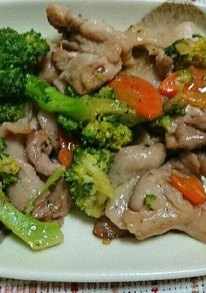 ブロッコリーと豚こま肉のあんかけ炒め-レシピのメイン写真