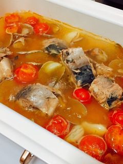 鯖の水煮缶とあさりで即席アクアパッツァ!-レシピのメイン写真