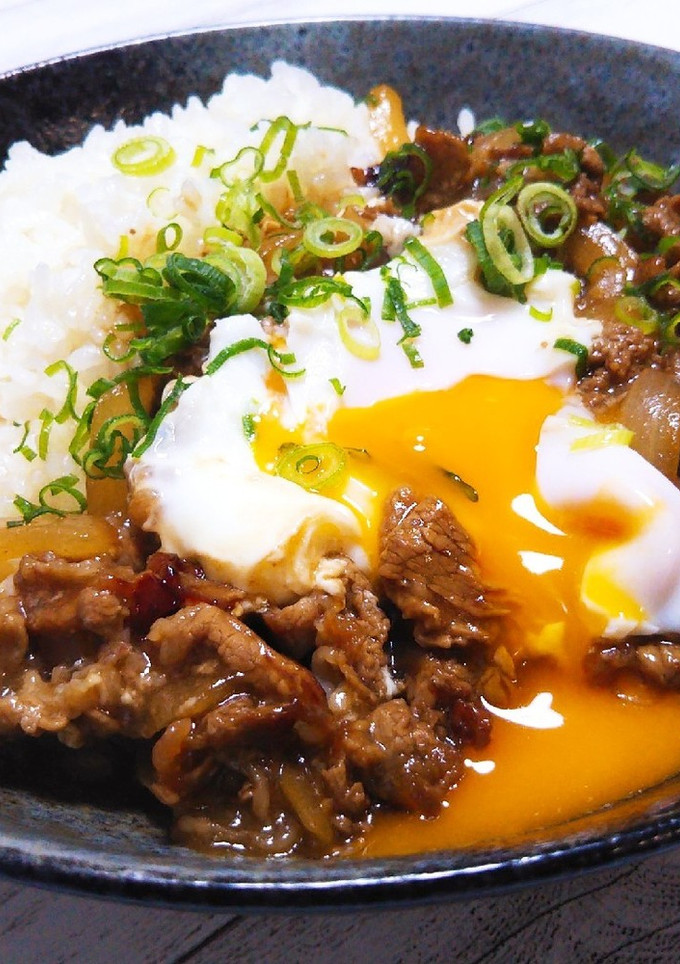 落とし卵で簡単☆甘辛牛たま丼-レシピのメイン写真