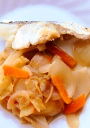 真だらと野菜のフライパン蒸し-レシピのメイン写真