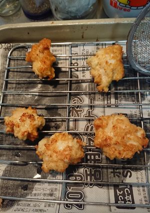 少ない油でヘルシーチキンナゲット-レシピのメイン写真