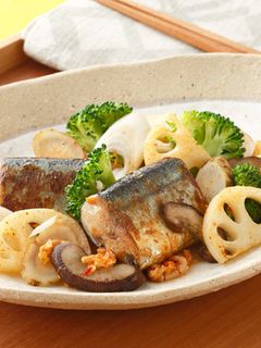 さんまと根菜のピリ辛炒め-レシピのメイン写真