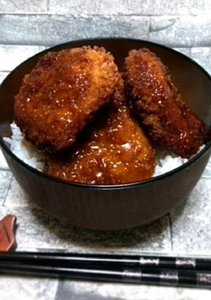ソースカツ丼のタレ！アレを入れました-レシピのメイン写真