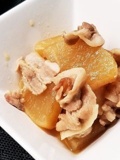 豚肉と大根の甘辛煮-レシピのメイン写真