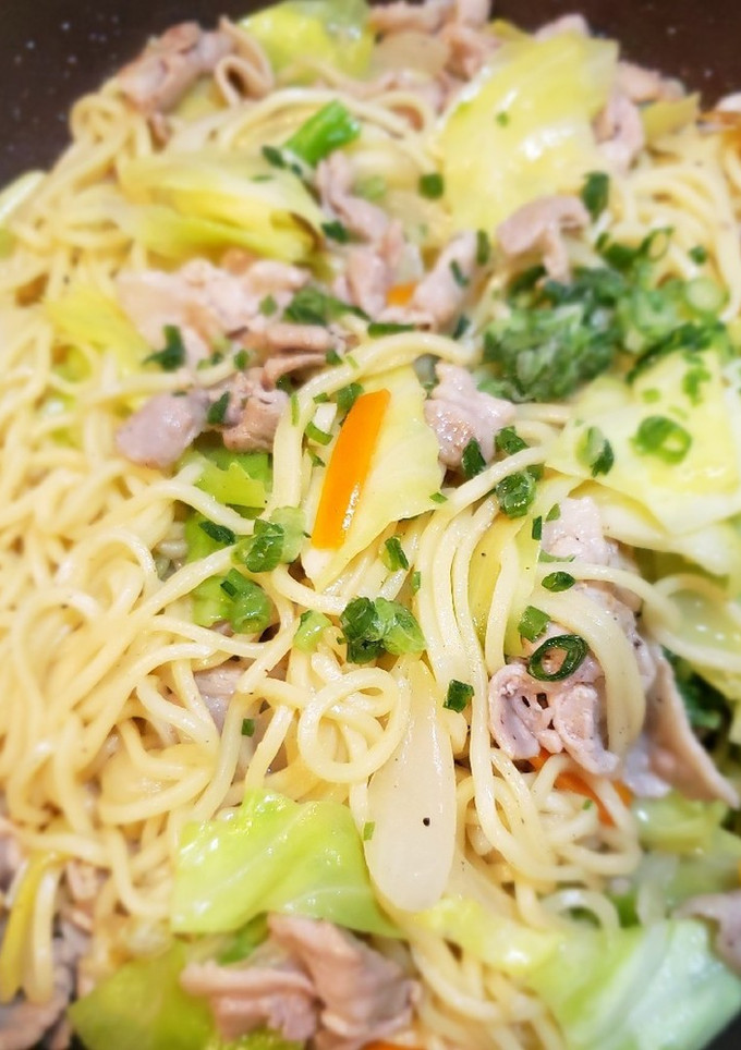 簡単！時短！失敗なし！塩焼きそば！-レシピのメイン写真