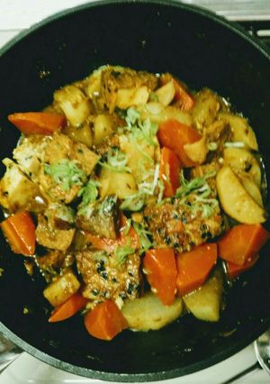 サバ味噌煮缶活用☆大根&厚揚のカレー煮-レシピのメイン写真