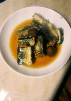 秋刀魚　梅煮　-レシピのメイン写真