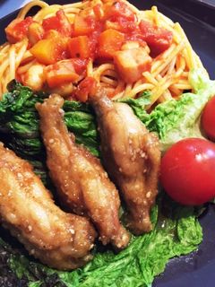 手羽先の甘辛揚げ煮-レシピのメイン写真