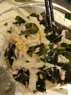 白菜と生わかめの酢の物-レシピのメイン写真