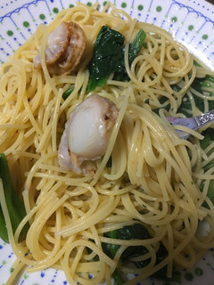 超簡単 ほうれん草とホタテのパスタ-レシピのメイン写真