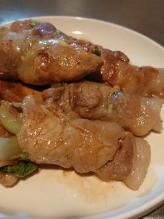 チンゲン菜の豚肉巻き-レシピのメイン写真