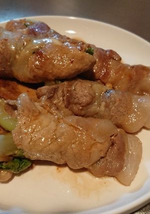 チンゲン菜の豚肉巻き-レシピのメイン写真