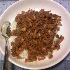 簡単☆ひき肉の甘味噌丼-レシピのメイン写真