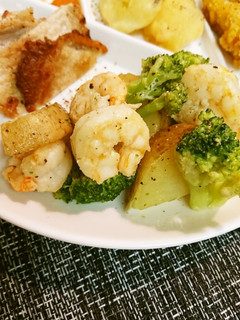 ポテトとブロコ・エビマヨ炒め-レシピのメイン写真