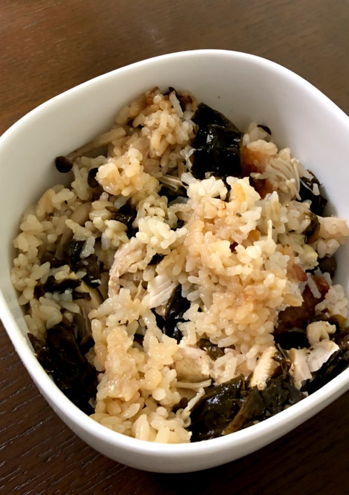 わかめときのこと鶏むねの炊き込みご飯-レシピのメイン写真