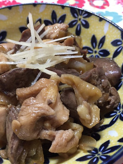 鶏肉と鶏レバーのしょうが煮☆-レシピのメイン写真