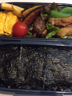 残りものお野菜を素揚げ!簡単★旦那弁当♪-レシピのメイン写真