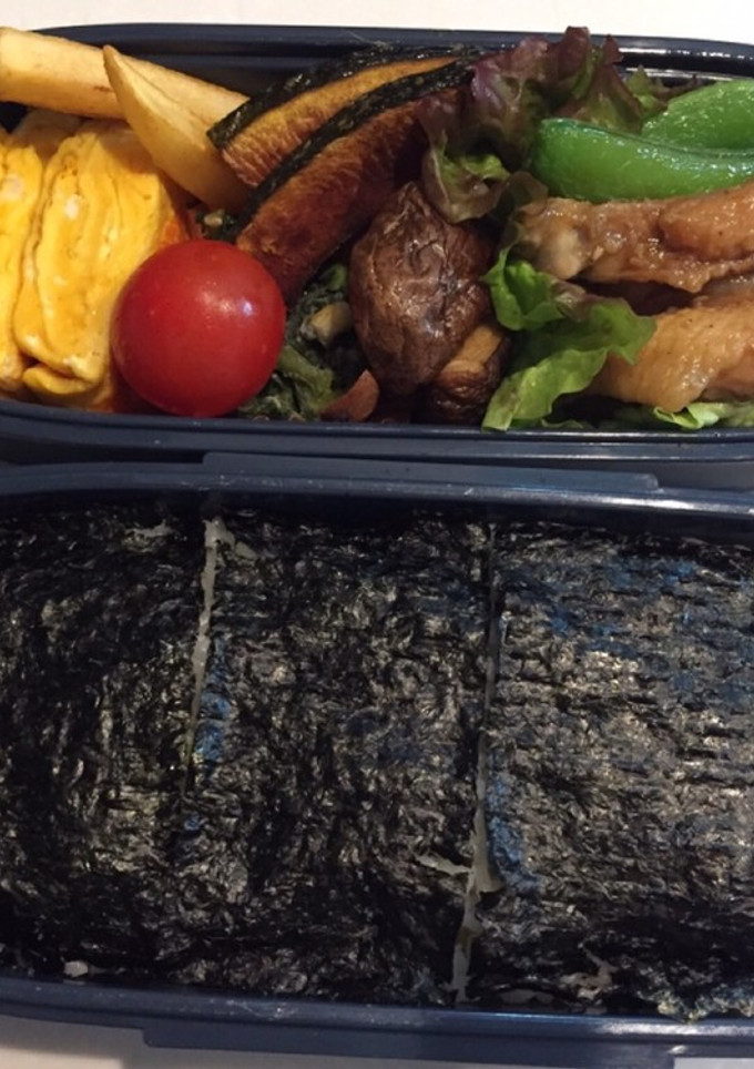 残りものお野菜を素揚げ！簡単★旦那弁当♪-レシピのメイン写真