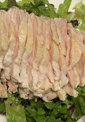 蒸し鶏-レシピのメイン写真