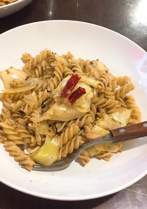 鰯のバター醤油スパゲティ-レシピのメイン写真