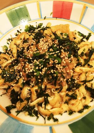 あぶらあげと納豆の簡単おかず-レシピのメイン写真