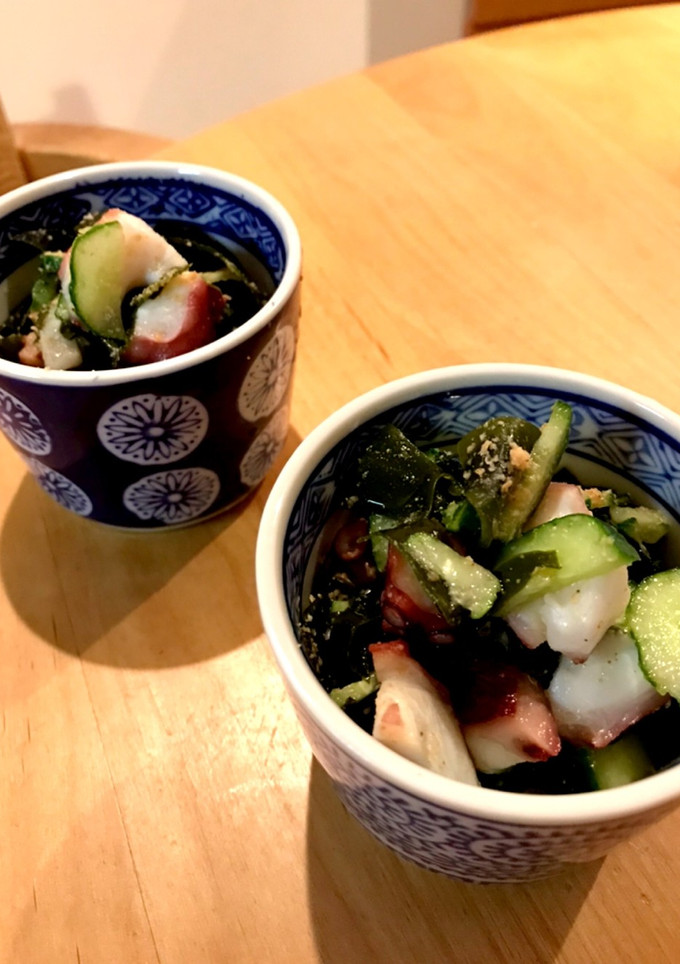 ど定番惣菜タコときゅうりのお酢の物-レシピのメイン写真