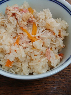えのきと小海老のチーズ炊き込みご飯-レシピのメイン写真