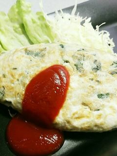 春菊のツナマヨオムレツ-レシピのメイン写真