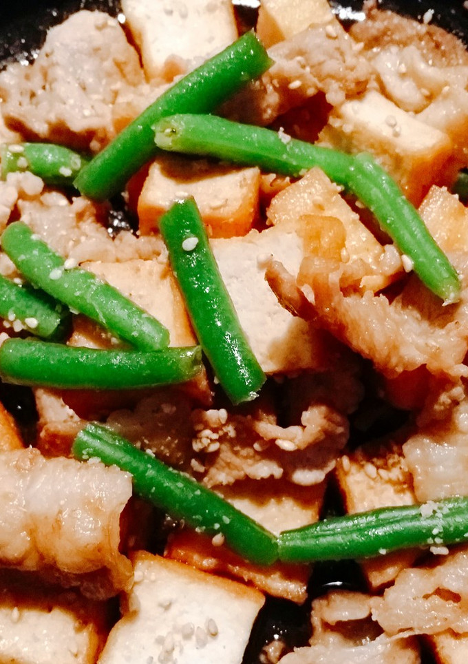 ♪豚バラと厚揚げのしょうが焼き♪-レシピのメイン写真