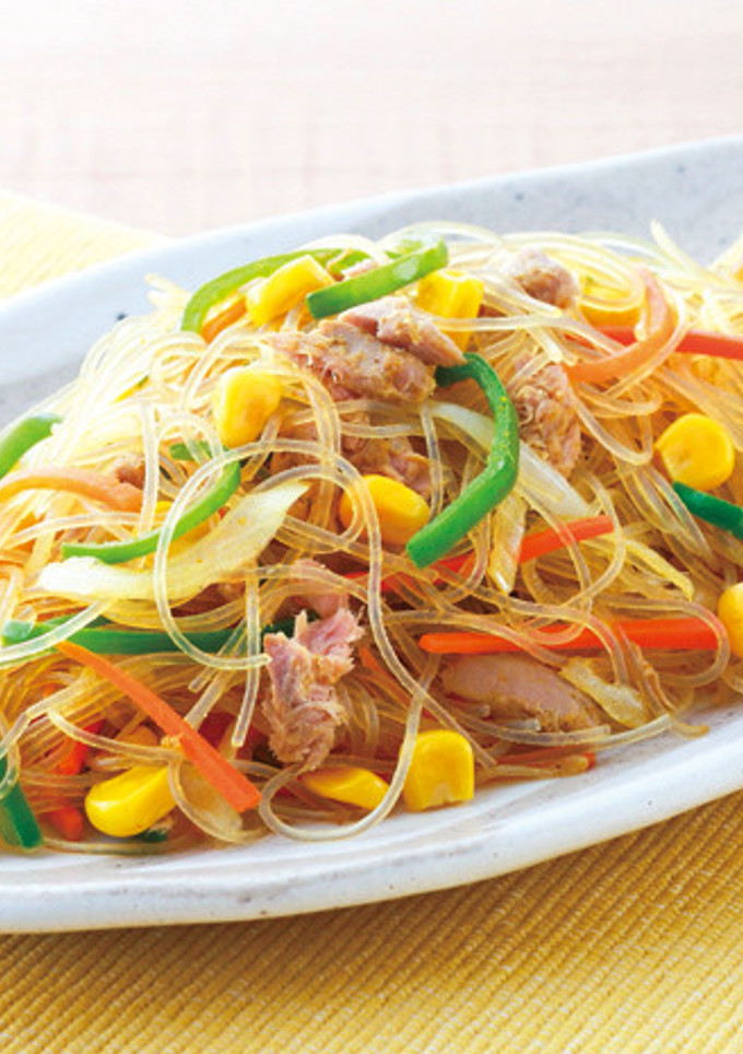 ツナと春雨のカレー炒め-レシピのメイン写真