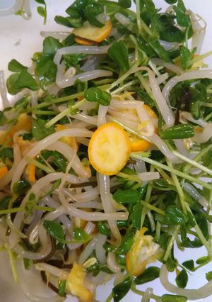 豆苗とモヤシのお助けサラダ-レシピのメイン写真