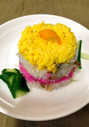 鶏ごぼうちらし（炊き込みで簡単に）-レシピのメイン写真