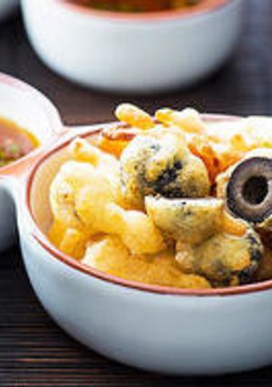オリーブと野菜の天ぷら-レシピのメイン写真
