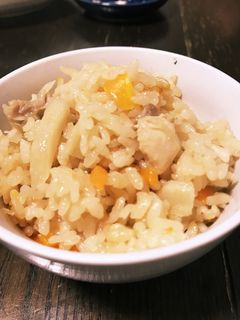 牧のうどんのかしわご飯再現-レシピのメイン写真