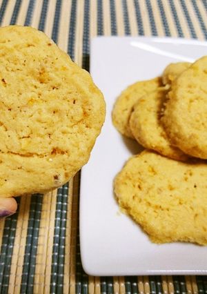 甘酸っぱい♫柚子の皮と果肉入りクッキー-レシピのメイン写真