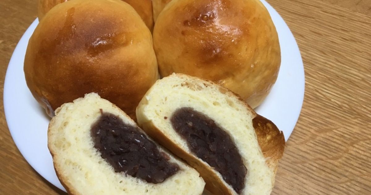 あんパン 基本のあんパンです by 柴犬ぽちこ 【クックパッド】 簡単おいしい